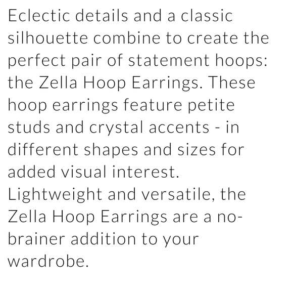 Kendra Scott Zella Hoops - Picture 5 of 6